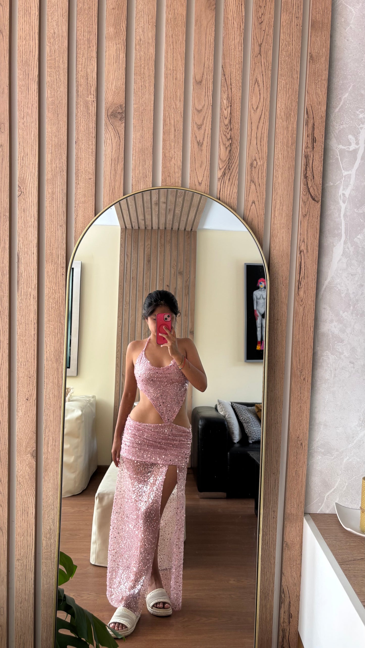 -Sea Glitter Dress
