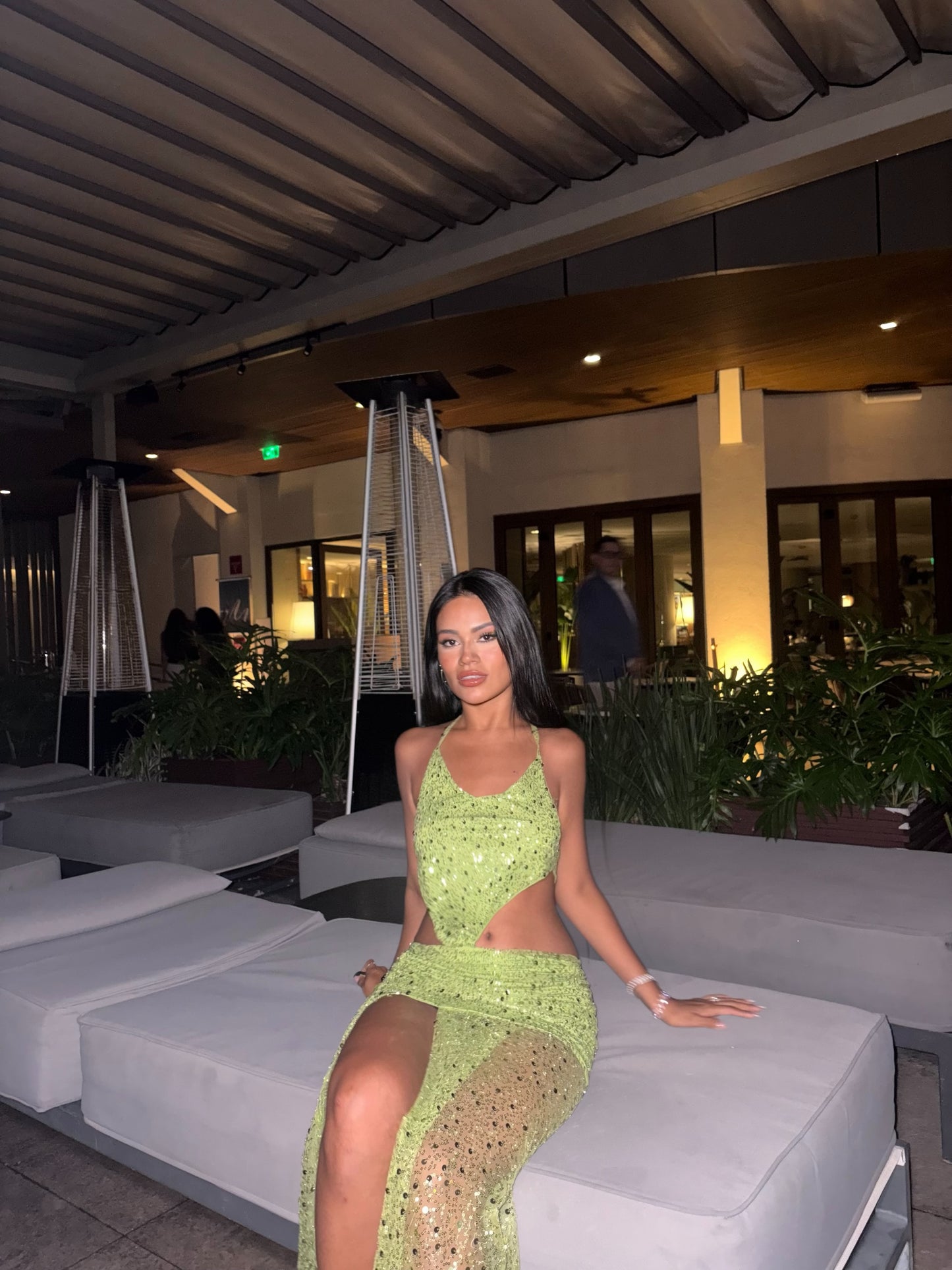 -Sea Glitter Dress