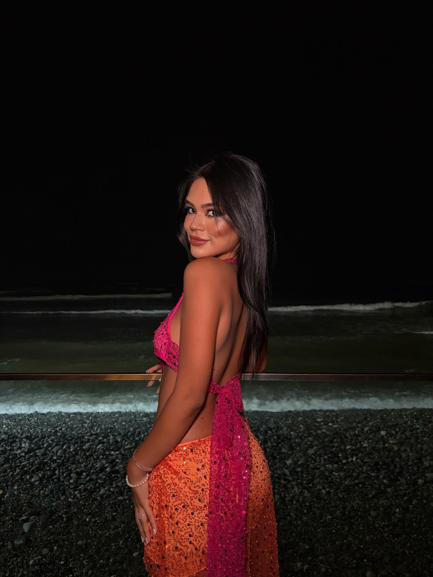 -Sun Glitter Dress